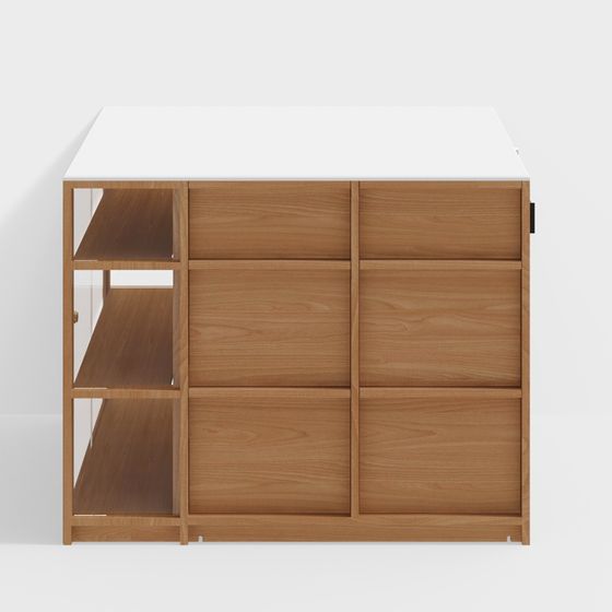 Urban Alley Storage Cabinet 3D model