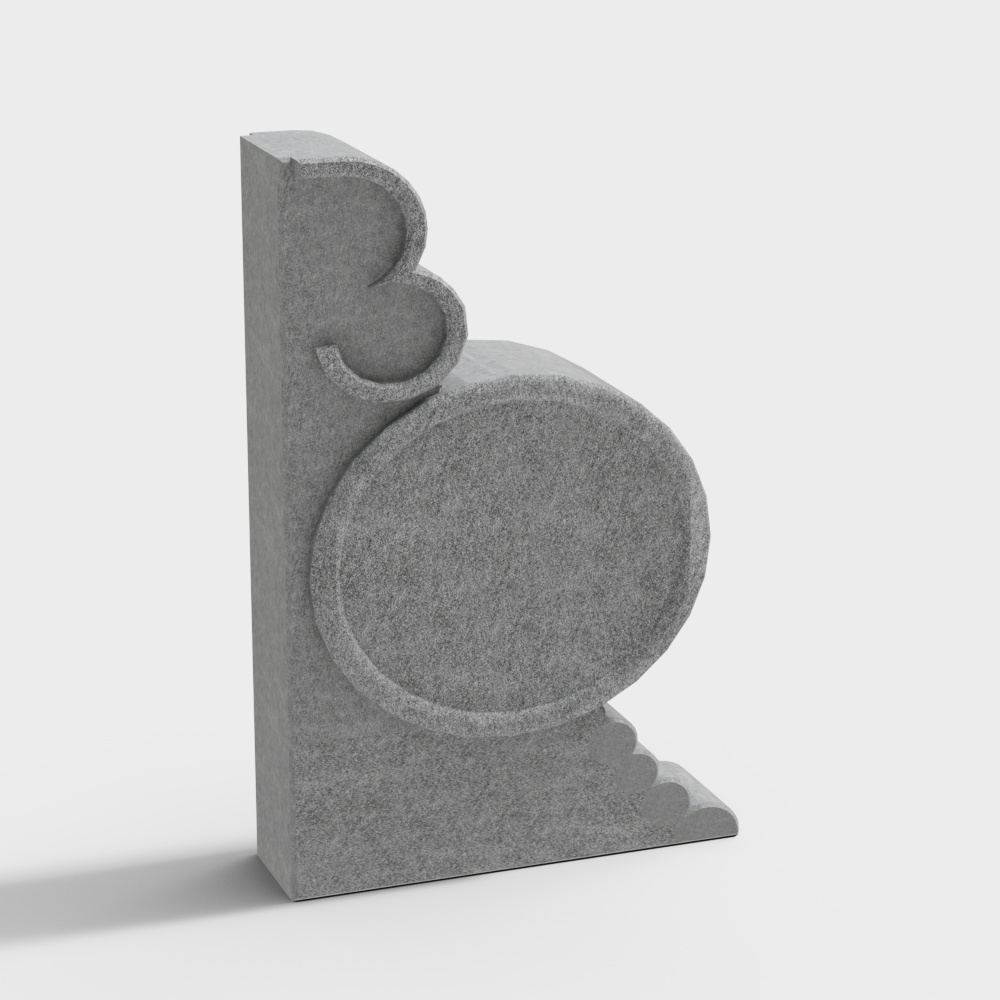 Neo-Chinese hitching post