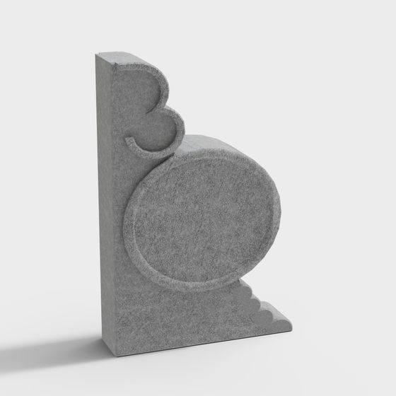 Stone Decorative Corner Column 3D model for Creative Projects