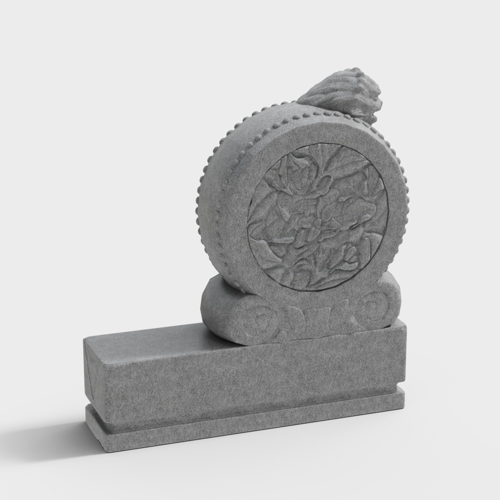 New Chinese style horse tethering post