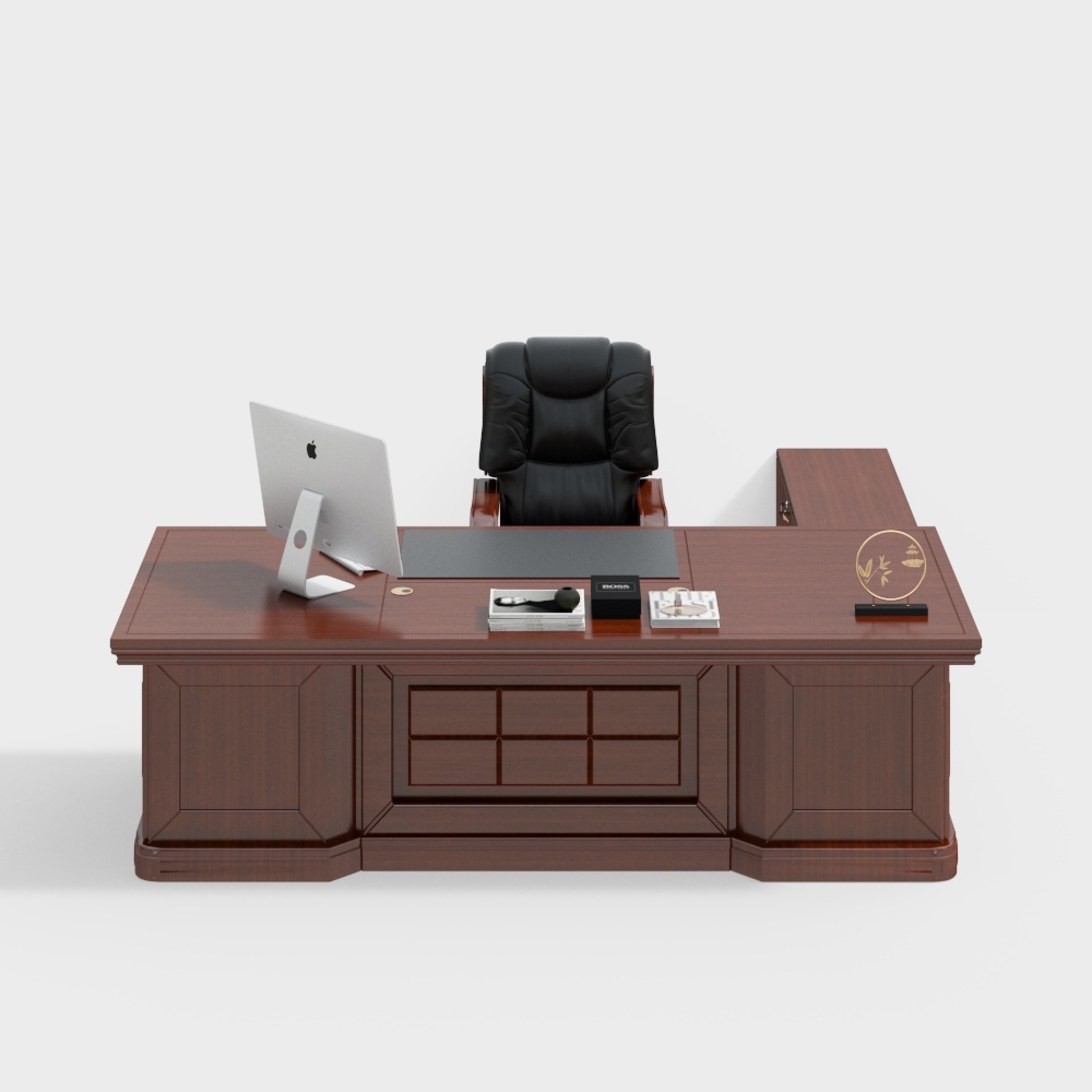 Modern office desk and chair combination