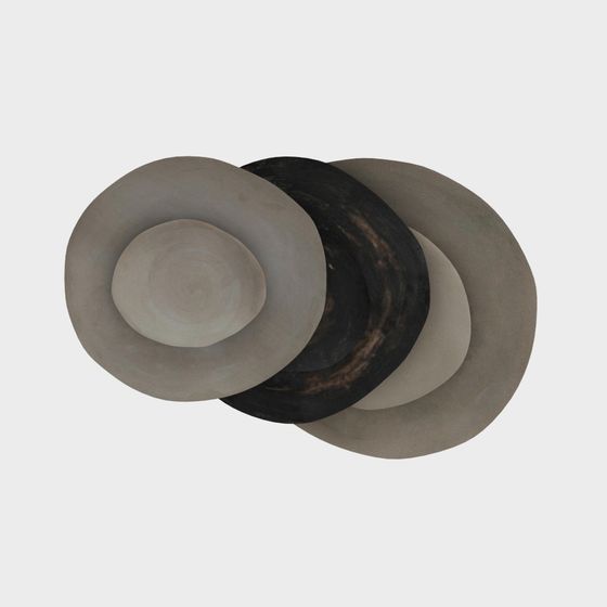 Multicolor Low Poly Circular 3D Model for Creative Projects