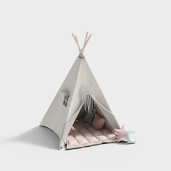 Dreamy Kids' Tent 3D model
