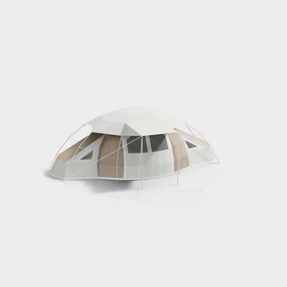 Geodesic Dome Tent 3D model