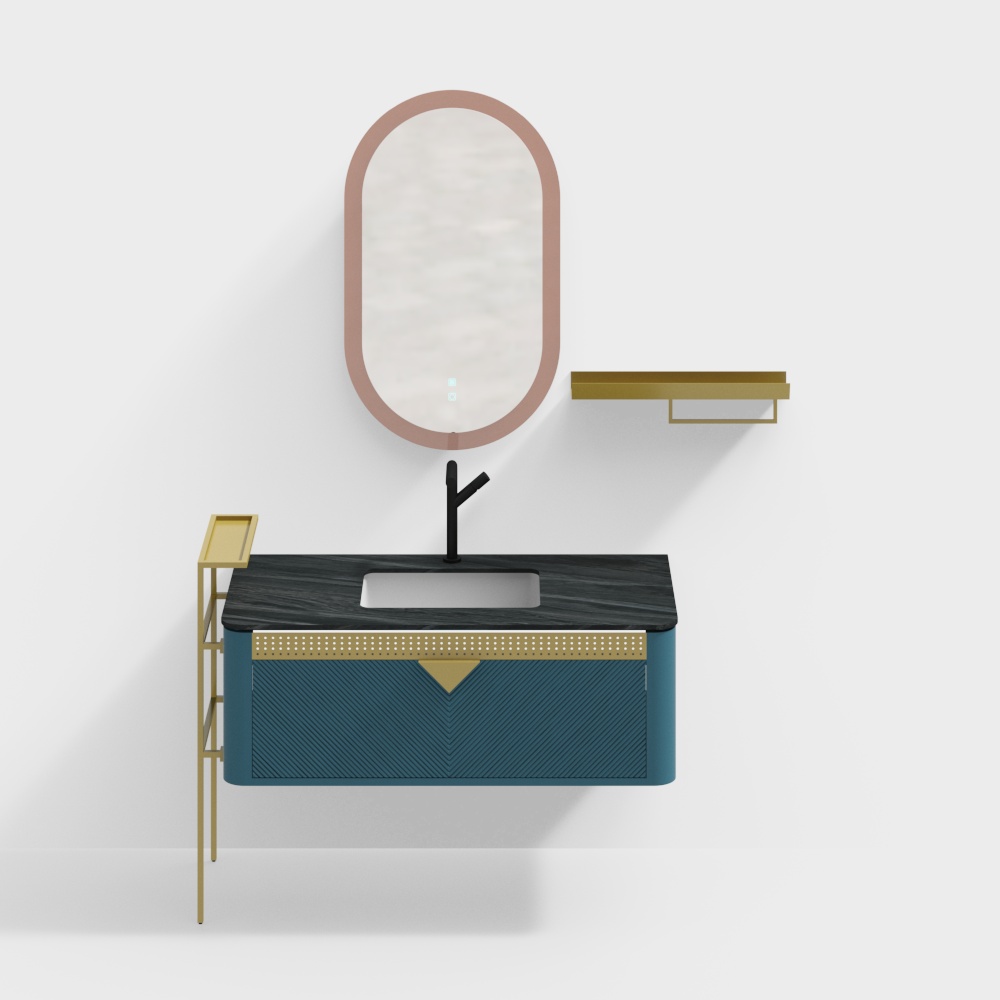 Rongs-Bathroom cabinet Combination bathroom cabinet