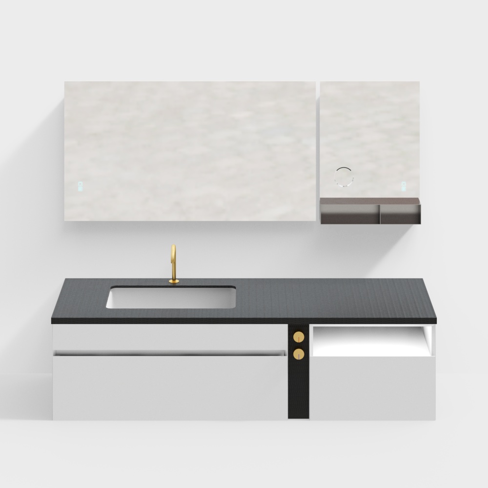 Rongs-Bathroom cabinet Combination bathroom cabinet