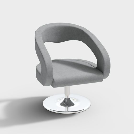 Elegant Armchair 3D model for Modern Interiors