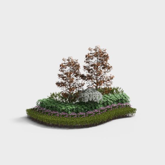 Autumn Garden 3D model
