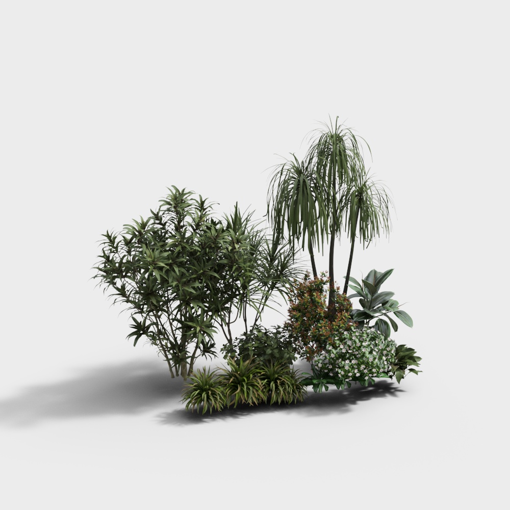 pile of flowers and plants