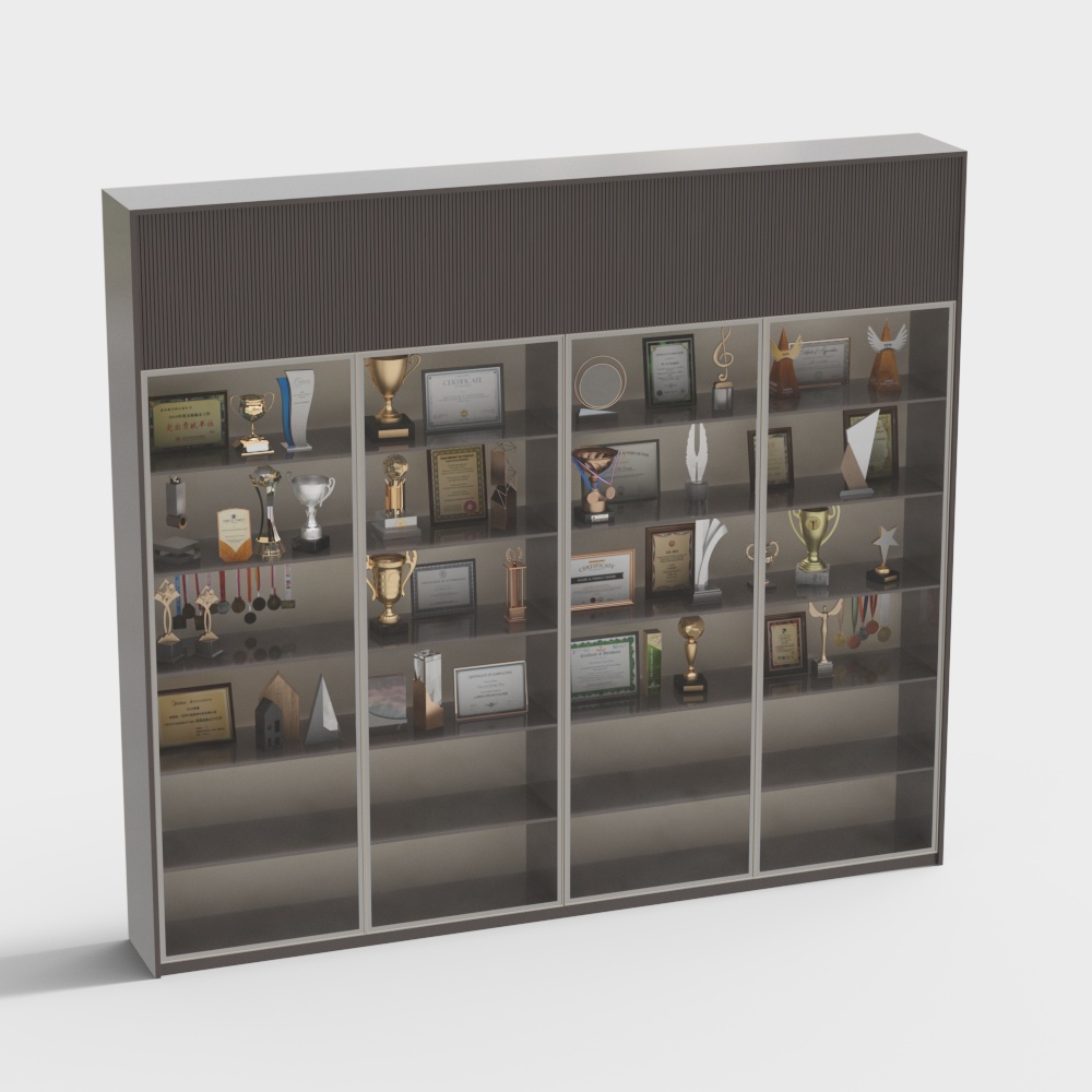 Tủ trưng bày huy chương và cúp