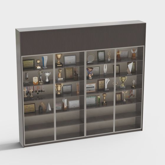 Tủ trưng bày huy chương và cúp