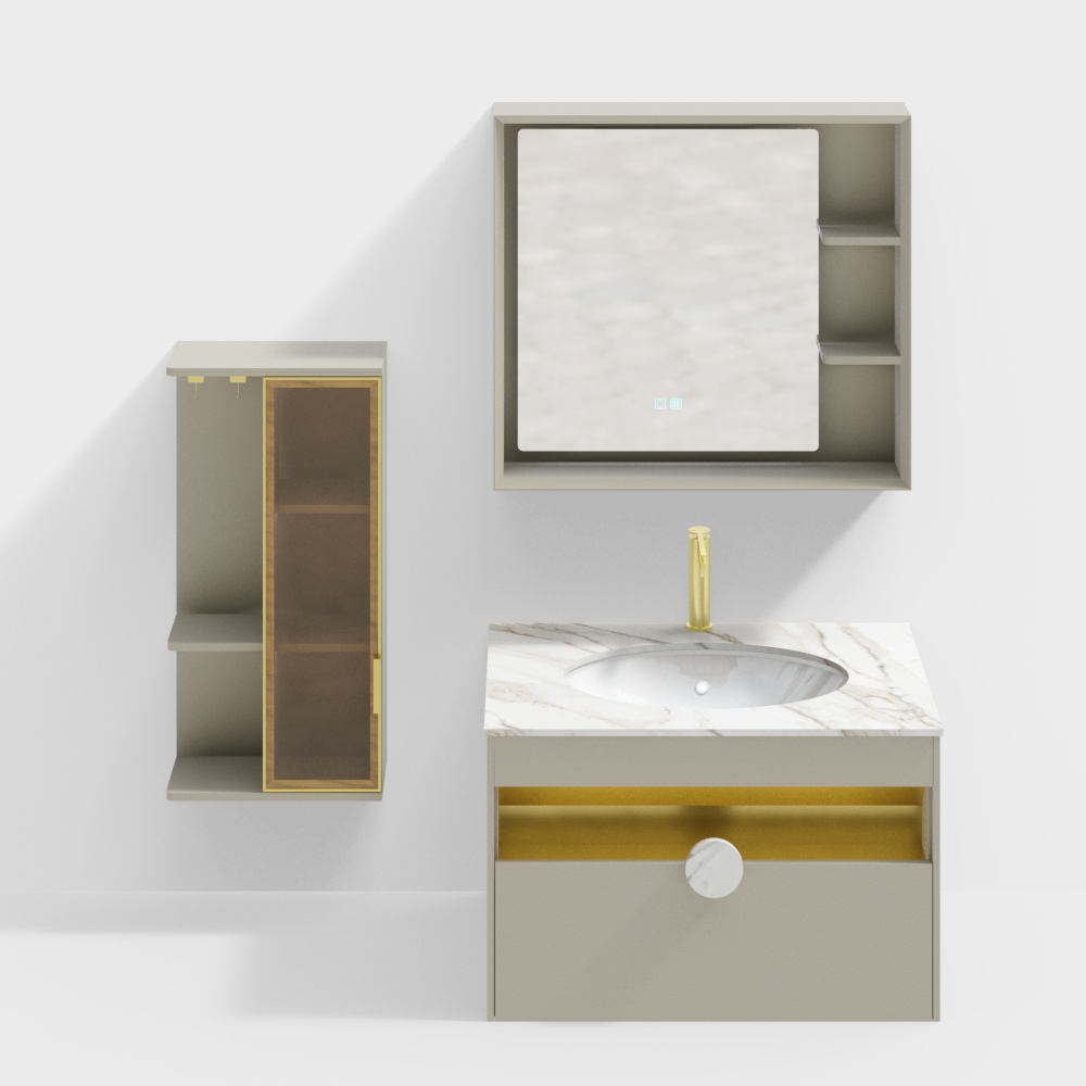 Rongs-Bathroom cabinet Combination bathroom cabinet