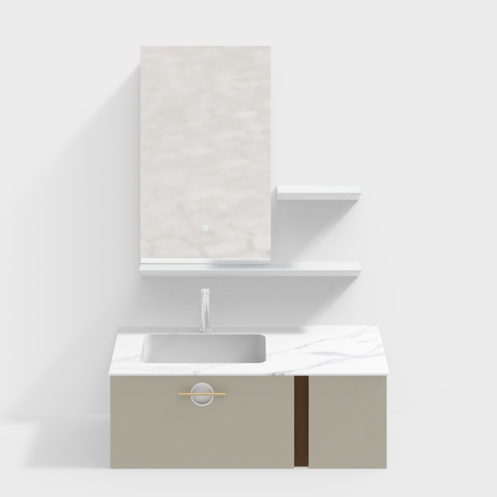 Rongs-Bathroom cabinet Combination bathroom cabinet