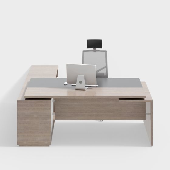 Minimalist 3D Model Workbench for Modern Offices