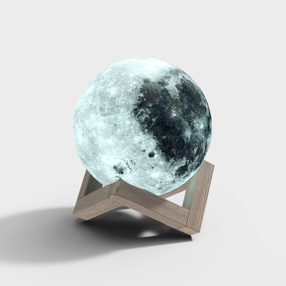 Suspended Moon 3D model