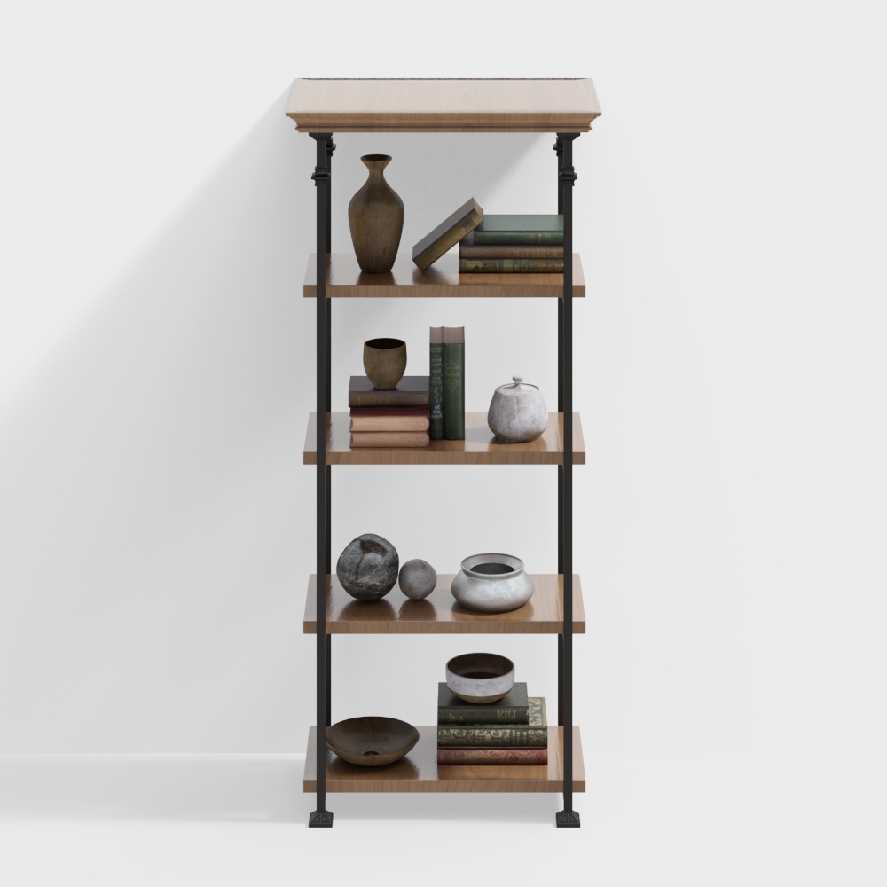 estante de libros moderno