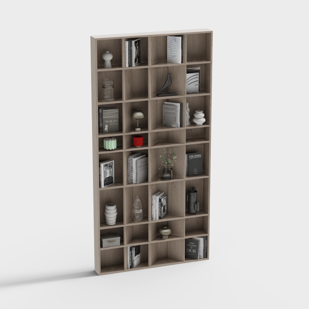 Modern decorative shelf bookshelf shelf