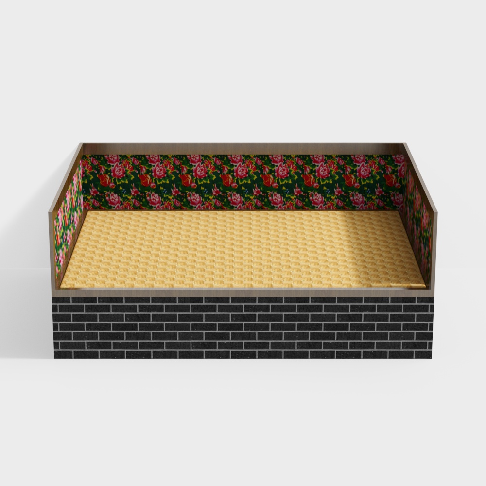 Ethnic style private room with fire bed