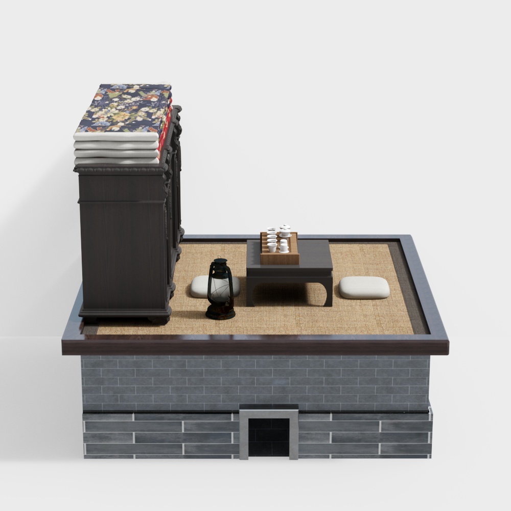 Elegantly Crafted Japanese-Inspired 3D Model