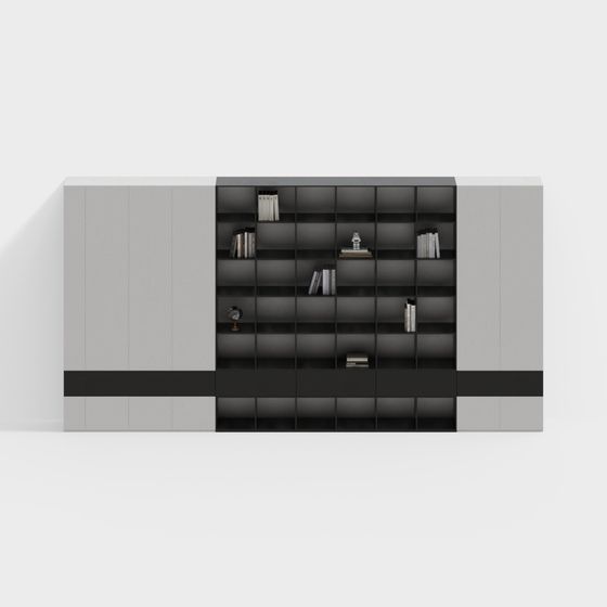 Urban Bookshelf 3D model