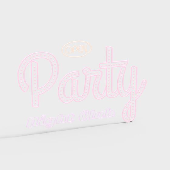 Vibrant Party Night Club 3D model