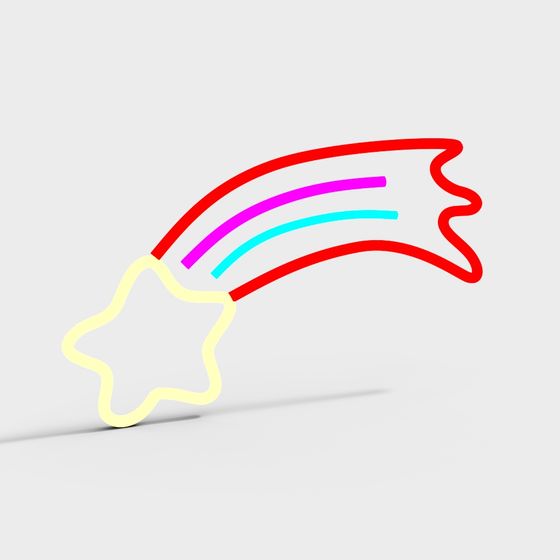 Magic Star Rainbow 3D model