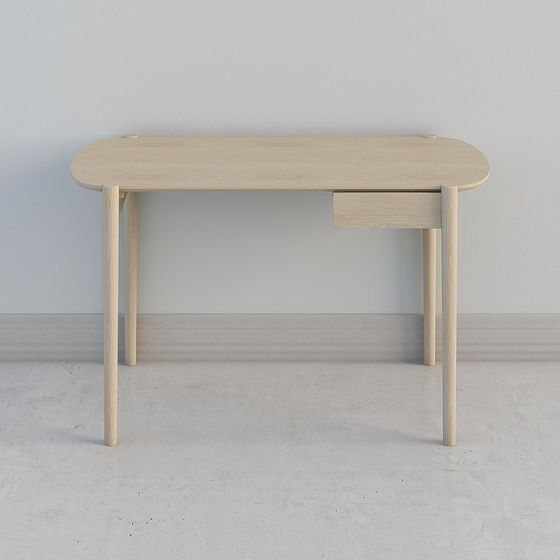 Elegant Office Desk 3D model for Modern Spaces