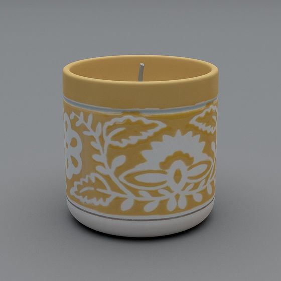 Vintage Vase Low-Poly 3D Model