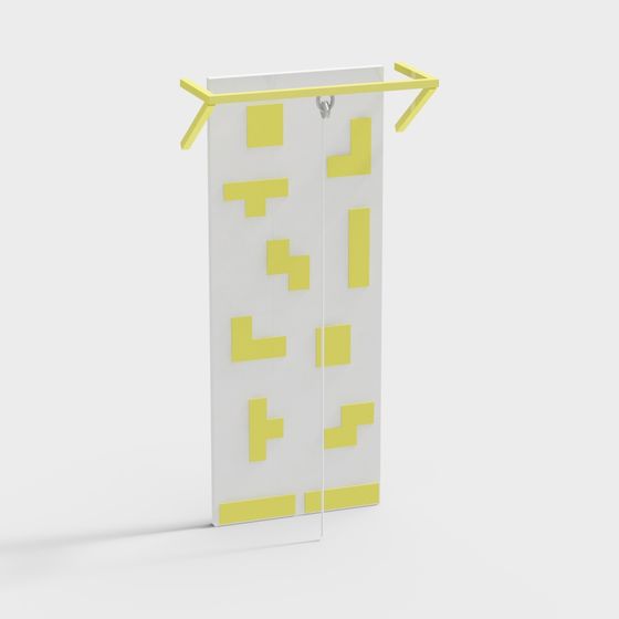 Pixel Gate 3D model with Retro Charm