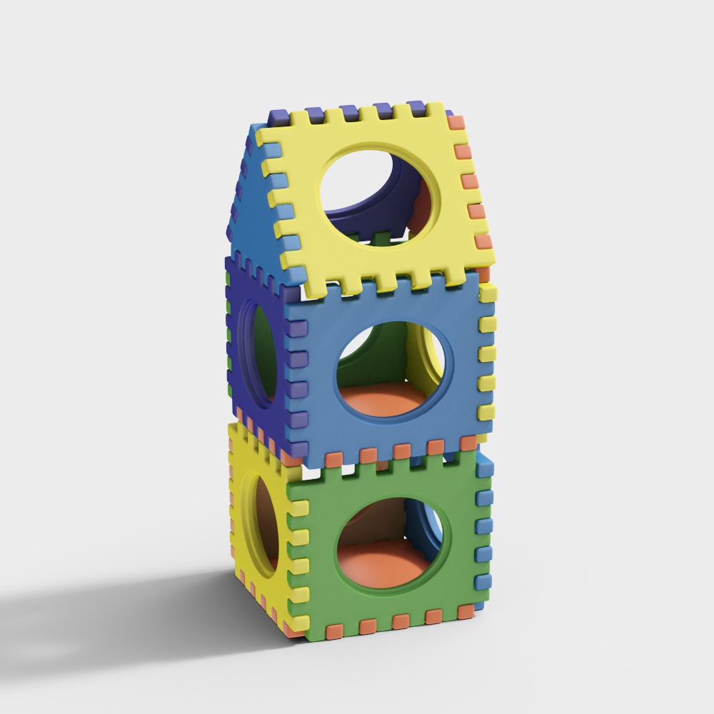 Maison de blocs de construction du centre de remise en forme