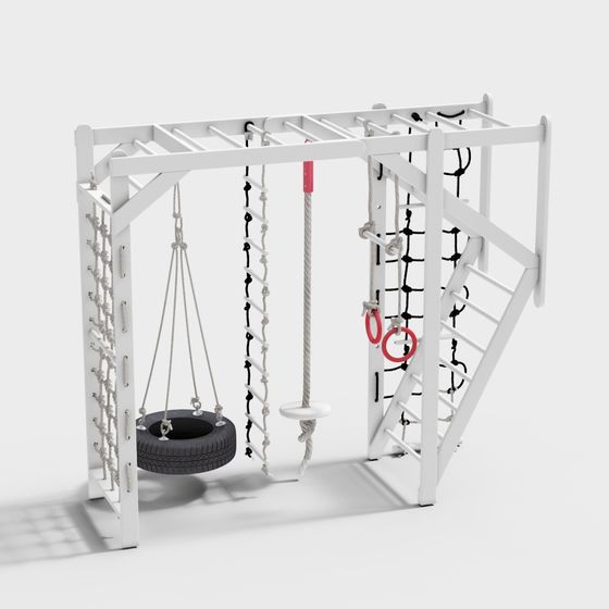 Urban Climbing Station 3D Model