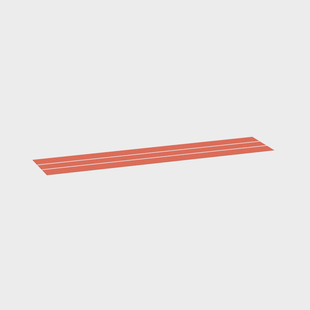 Sleek Rectangular Table 3D model