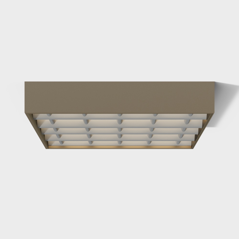 Modern minimalist grille light