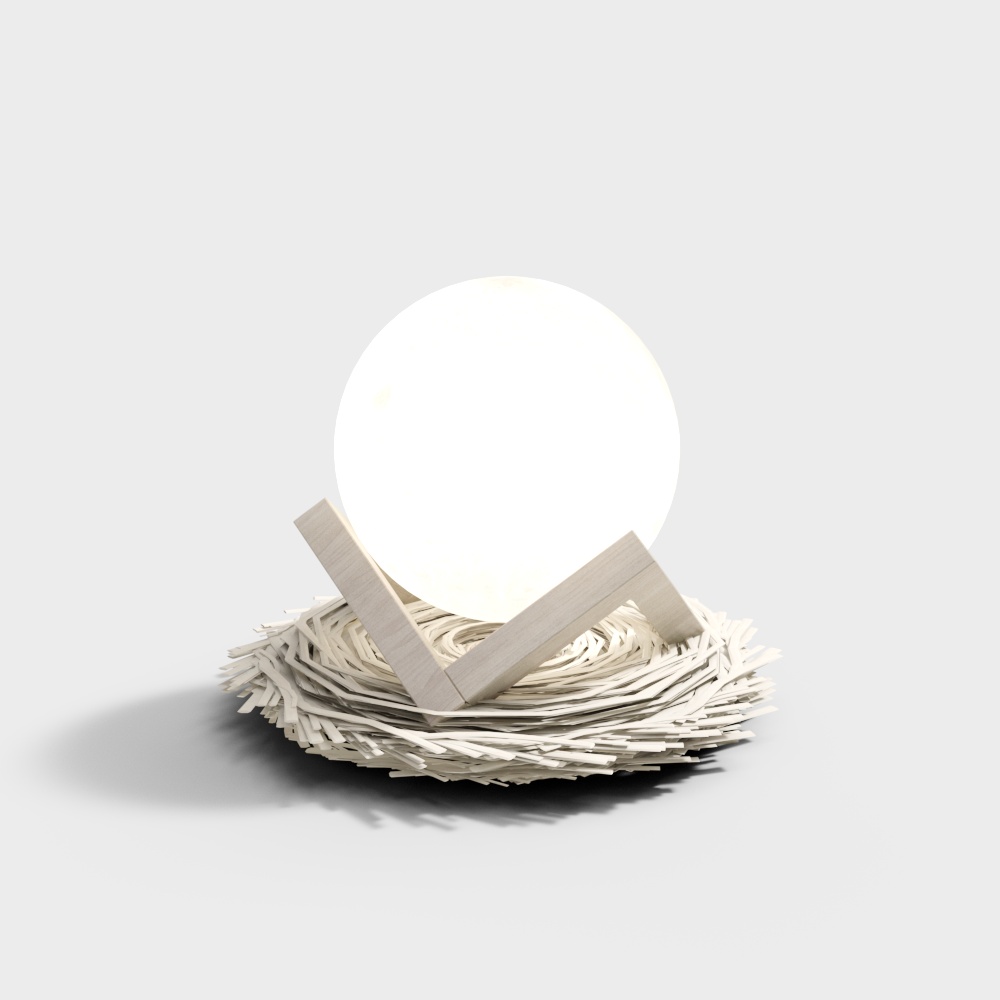 Modern Moon Nest Table Lamp for Bedroom