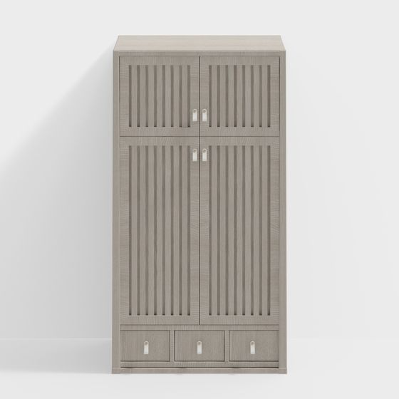 Contemporary Urban Storage Cabinet 3D model