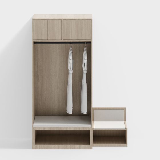 Urban Closet 3D model for Modern Spaces