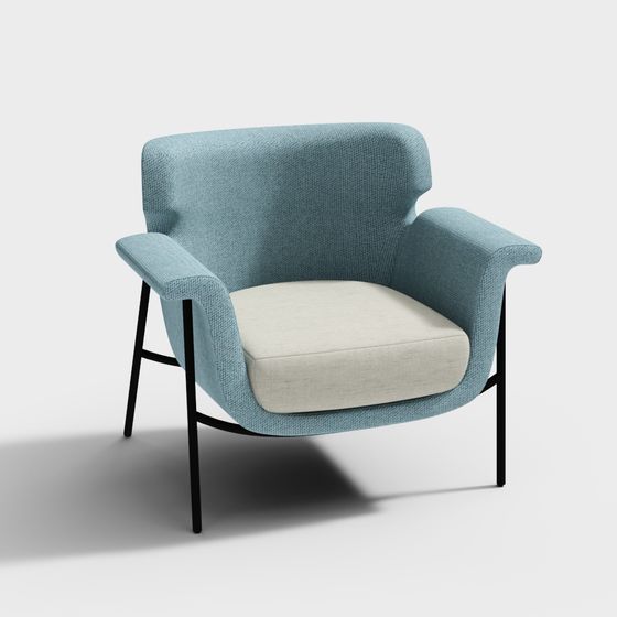 Cozy Lounge Chair 3D model
