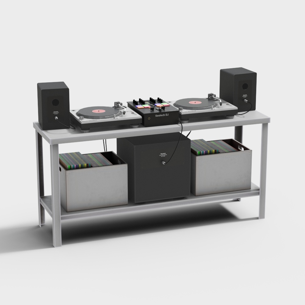 console de mixage moderne