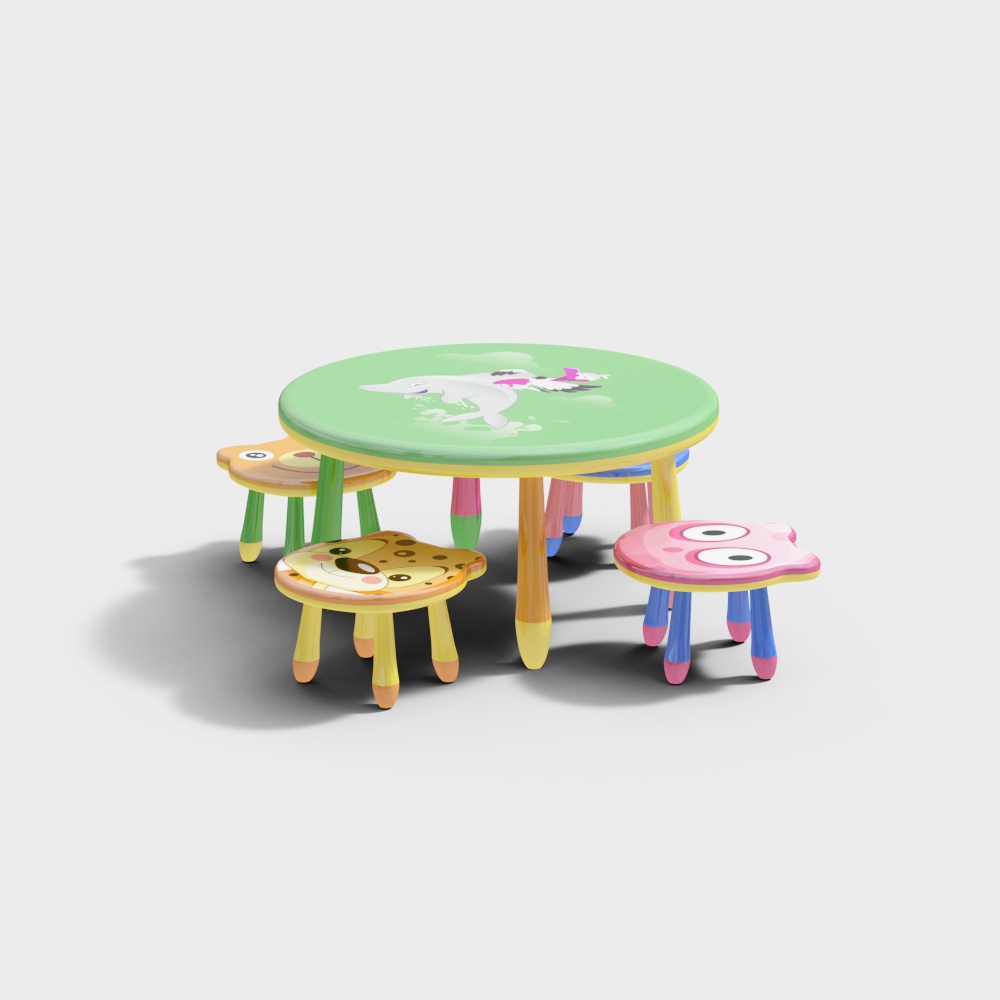 Children's desks and chairs