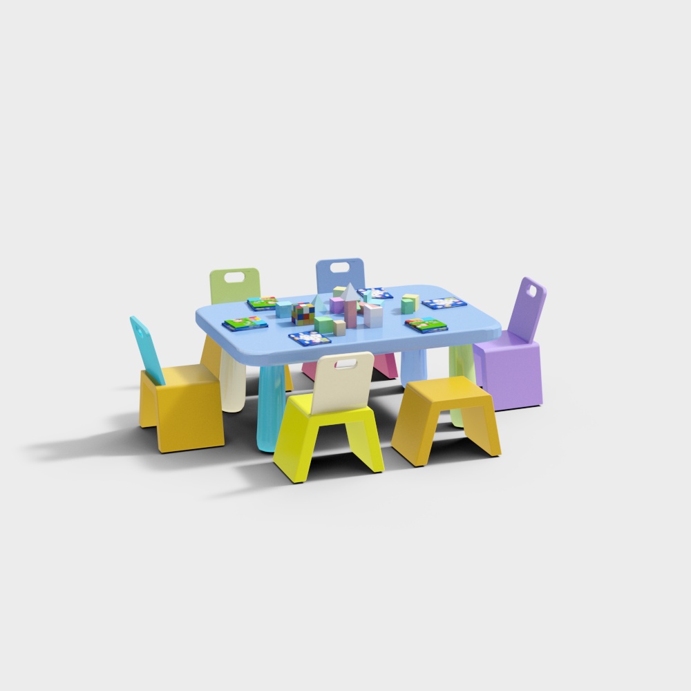Children's desks and chairs