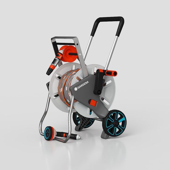 Gardena Hose Reel Cart 3D model