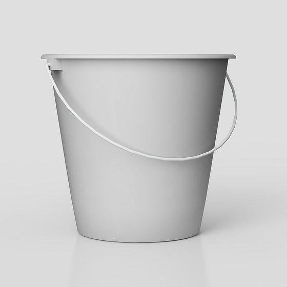 High-Detail Plastic Barrel 3D model