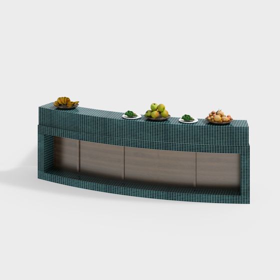 Urban Oasis Bar Counter 3D model