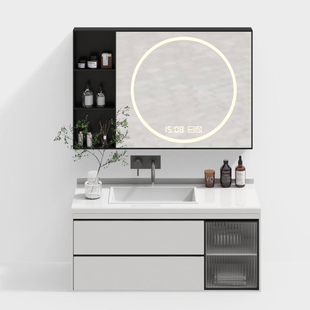 Сочетающийся шкаф в ванной гостиницы