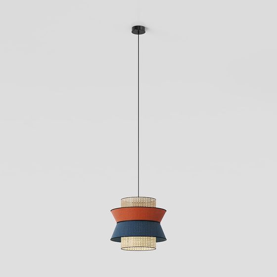 Unique Low Polygon Hanging Lamp 3D model