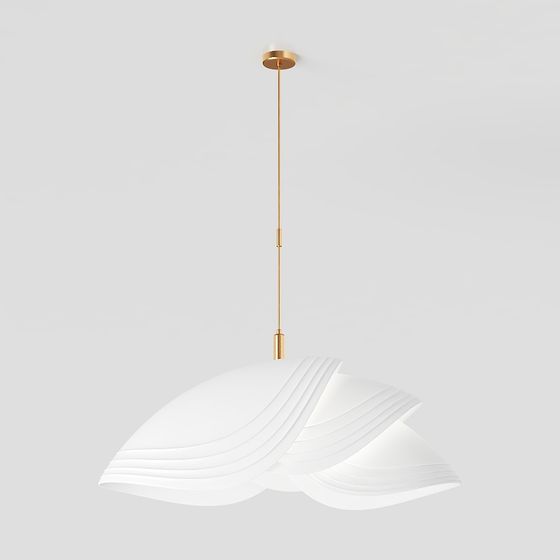 Elegant Modern Pendant Light 3D model
