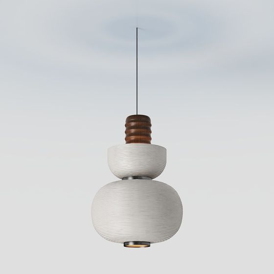 Elegant Low-Poly 3D Lighting Fixture Model