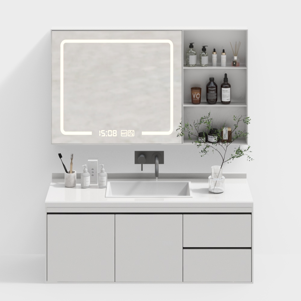 Tủ phòng tắm kết hợp tủ phòng tắm