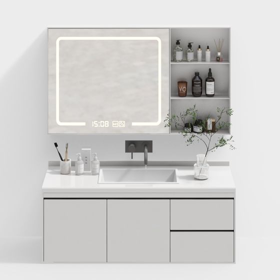 Tủ phòng tắm kết hợp tủ phòng tắm