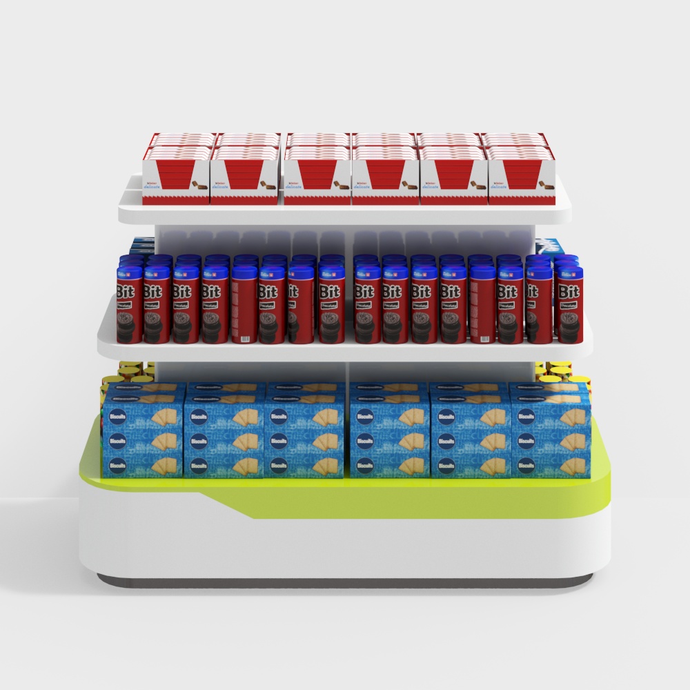 Supermarket Display 3D model